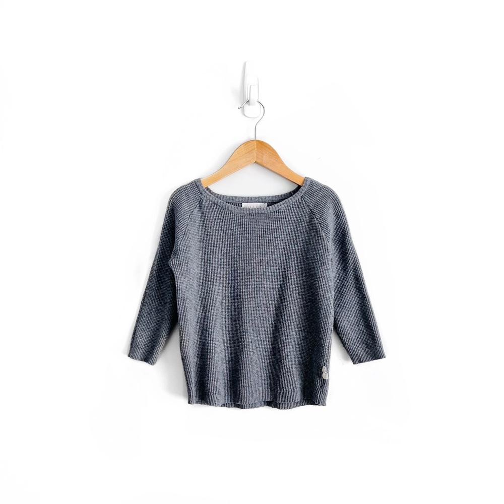 Rivi & Kin Long Sleeve Waffle Knit Top